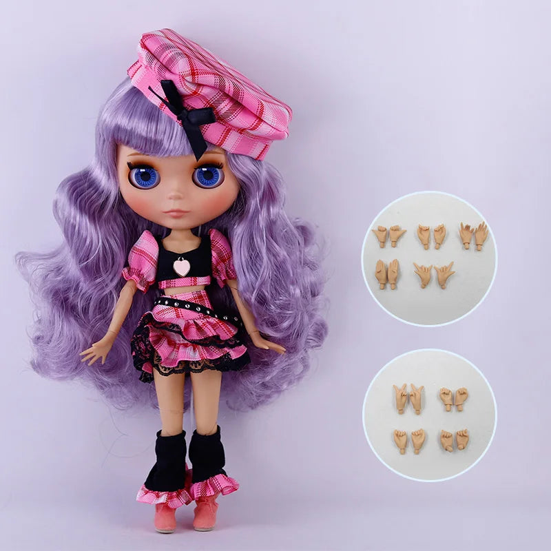 ICY DBS Blyth Doll Tan Skin Matte Face With Eyebrows Special Price 1/6 BJD JOINT body Neo Christmas Gift Anime