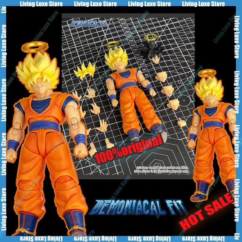 Demoniacal Fit Son Goku Figure Dragon Ball Z SHF Goku Figurine Martialist Forever Return From Beyond Action Figures Model Toys