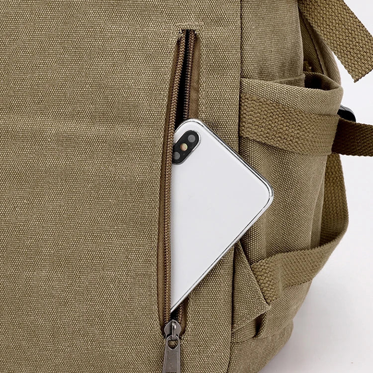 Men's large capacity travel backpack, suitable for different groups of people, adjustable shoulder strap length, multi compartme