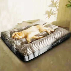 Dog Bed Washable Kennel four seasons Pet Large Sofa Plus Corduroy Thick Deep Sleep