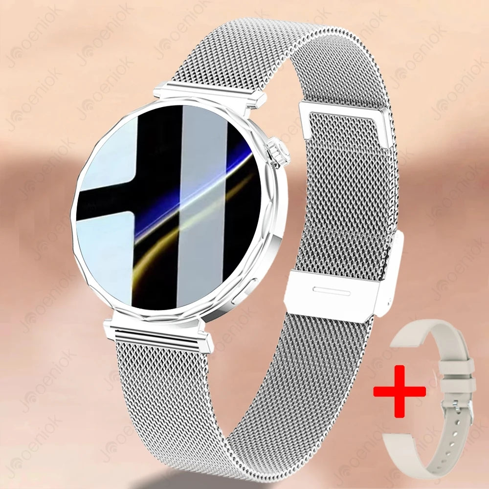 Fashion Women's Smart Watch AMOLED HD Screen Health Monitoring GPS Sports Track Watch Bluetooth Call Smartwatch Android IOS
