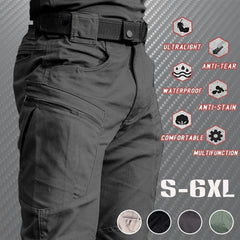 Tactical Cargo Pants Men Outdoor Waterproof SWAT Combat Military Camouflage