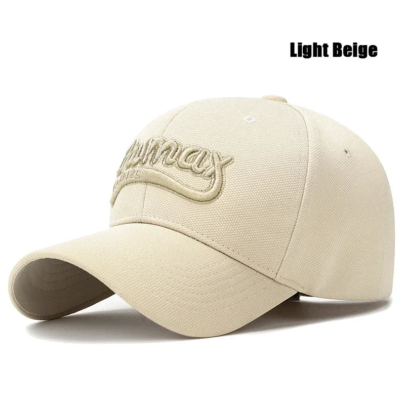 Large Head Circumference High Quality 3D Letter Embroidery Hardtop Baseball Cap Fashion Outdoor Casual Sport Sun Hat Trucker Hat