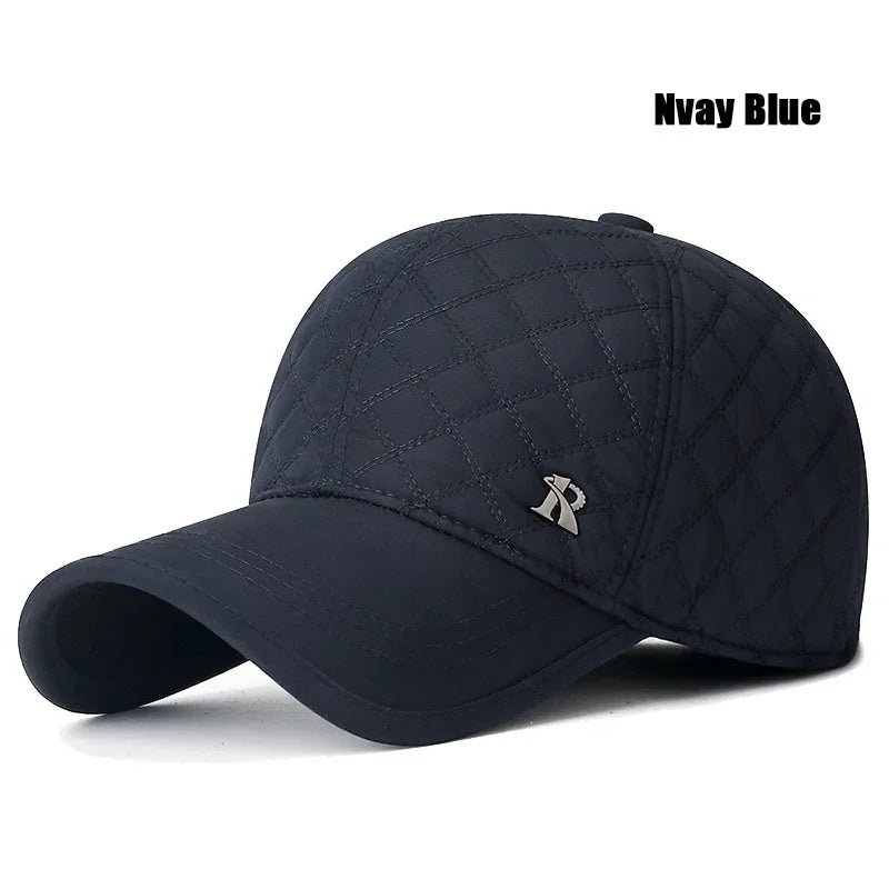 New Unisex Middle-Aged and Elderly Winter WindProof, Cold-Proof and Warm Baseball Cap With Ear Protection, Thickened Peaked Cap