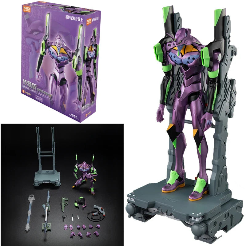 BLOKEES Original EVANGELION-02 01 08 EVA00 NEON GENESIS EVANGELION Asuka Shinji Assembled Action Figure Anime Robot Armor Toys