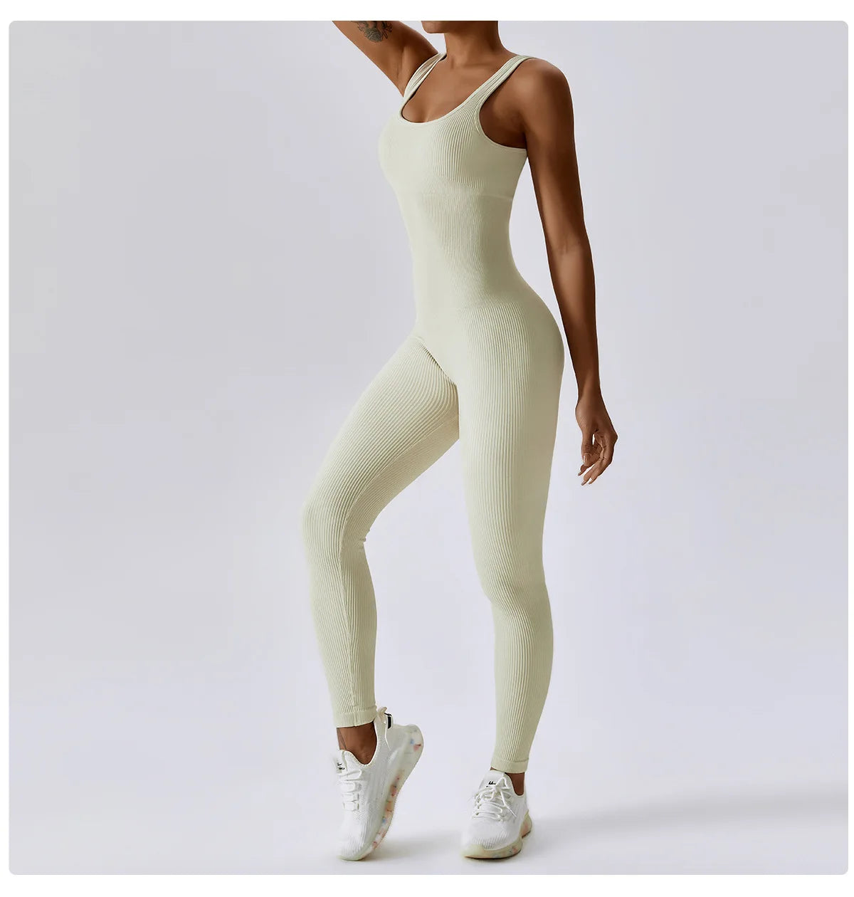 Women's Yoga One Piece Tracksuit Jumpsuit Seamless Sportswear Yoga Suit Gym