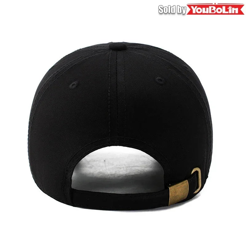 Hat baseball cap European and American fashion spring and autumn sun hat simple black summer leisure duckbill cap sports cap