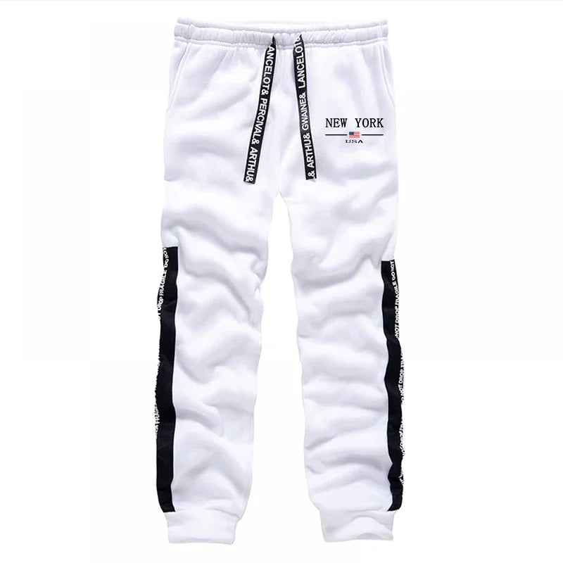 Quality Mens Tracksuit Casual Print Sweatshirts Sports Jogging Mens Clothing Autumn Winter Sportswear Single Piece Hoodie Pants