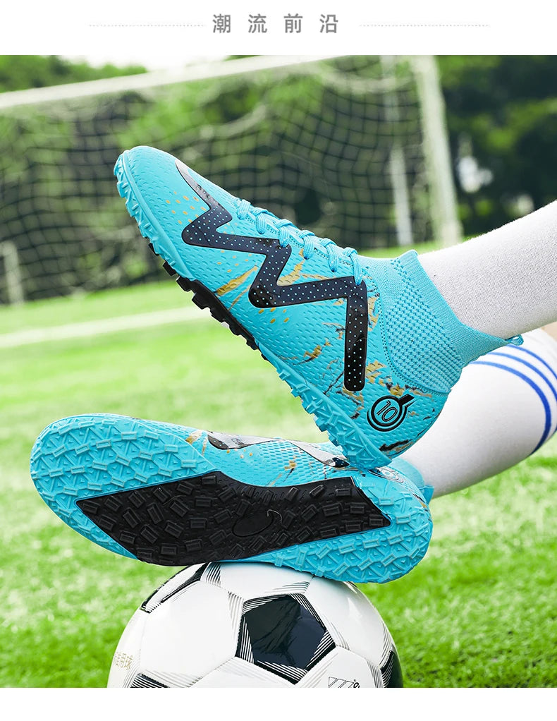 Men's Football Boots Professional Society Football Boot Outdoor Sports Kids Turf Soccer