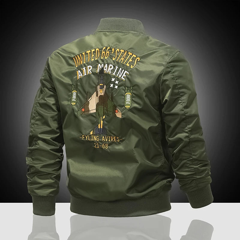 Pilot Jacket for Men - Baseball Uniform - Flight Bomber Jacket - Aviator Jacket
