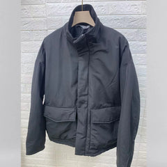 Men's Wear Japanese Wind Pocket Decoration Cotton Coat Jacket