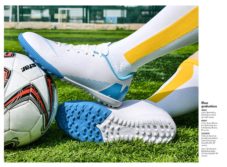 Soccer Shoes Society Grass Indoor Sports Fast Football Field Boots Futsal Non Slip
