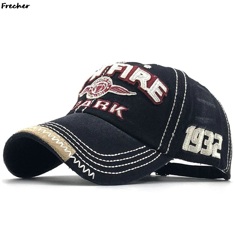 Men Rock Hip Hop Snapback Hat School Jeans Hat Letter Baseball Cap Dance