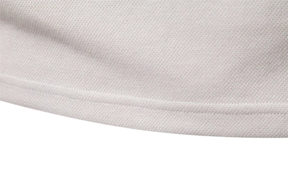 AIOPESON Men's Embroidery Polo Shirt Fashion Turn down Collar Casual Social Luxury Golf Shirt
