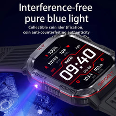 Outdoor Sports Smart Watch Men 2.01" GPS Tracker Compass LED Flashlight 600mAh Battery Waterproof Bluetooth Call Smartwatch Man