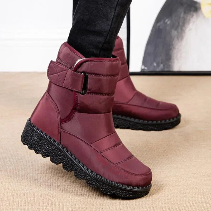 Boots Women Non Slip Waterproof Winter Snow Boots Platform Shoes