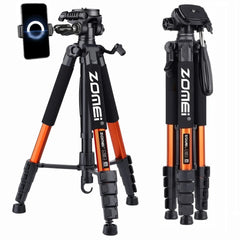 187cm/73.6in Tall Zomei Aluminum Alloy Portable Tripod for Camera DSLR Canon Nikon