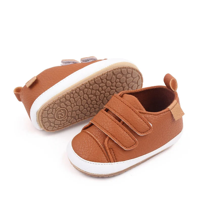 Baby Casual Sneaker Spring and Autumn Soft PU and TPR Sole Anti-slip