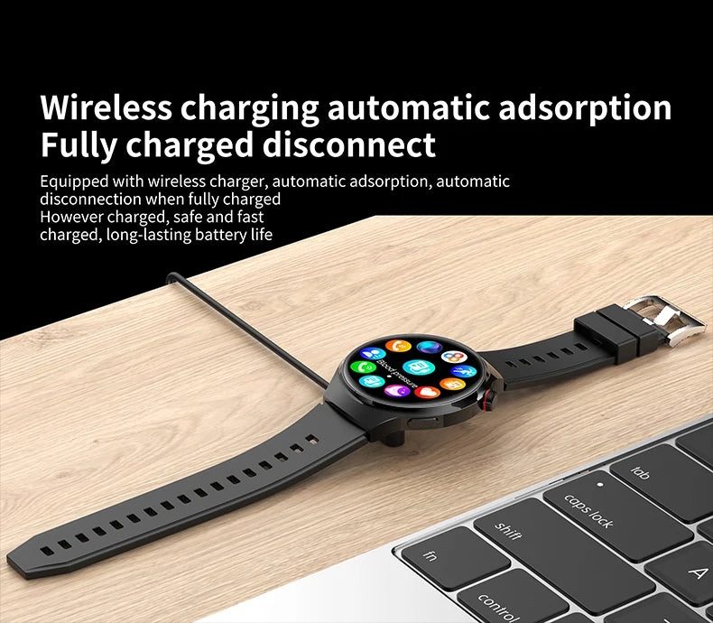 2025 New Smart Watch 6 Pro AMOLED 1.46 inch NFC Heart Rate Monitoring IP68 Bluetooth call Smartwatch Suitable For Android IOS