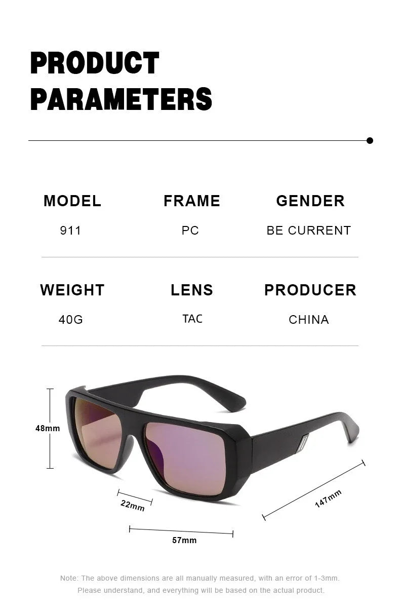BWM Luxury Polarized Sunglasses Men UV Anti-Glare Driving Cycling Fishing Outdoor Beach Hiking Sunglasses Mirror Color Film