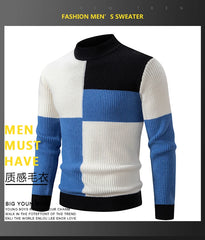 Men's New Autumn and Winter Casual Warm Neck Sweater