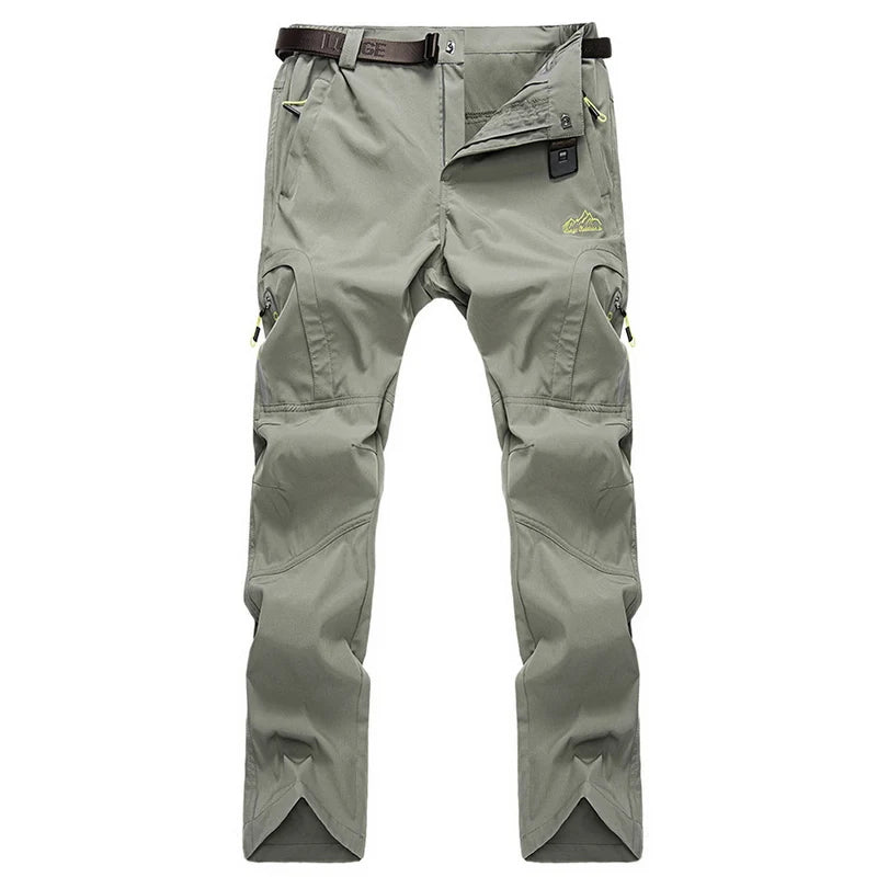 Summer Casual Stretch Pants Men Lightweight Quick Dry Breathable Hiking