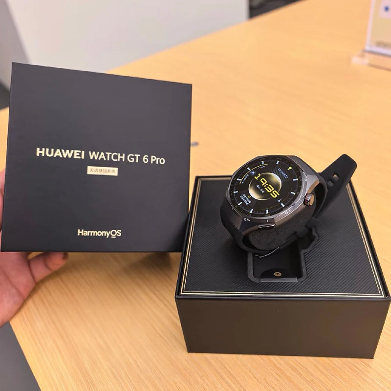 HUAWEI Watch GT 6 Pro Smartwatch Up to 21-Day Battery Life Global Version Watch GT6 Pro Work seamlessly with iOS and Android NFC