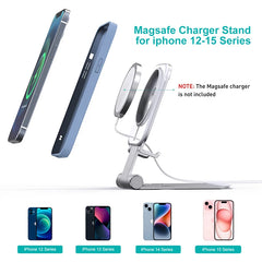 Phone Stand for Magsafe Charger Adjustable Aluminum Desktop