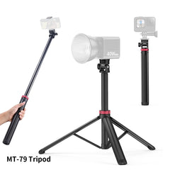 MT-79 Extendable Tripod Aluminum, 81" Portable Adjustable Light Stand