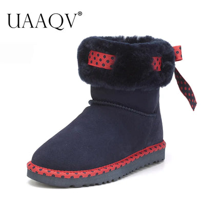 100% Genuine Leather Natural Fur Snow Boots Women Top High Quality Australia Boots Winter Boots For Women Warm Botas Mujer