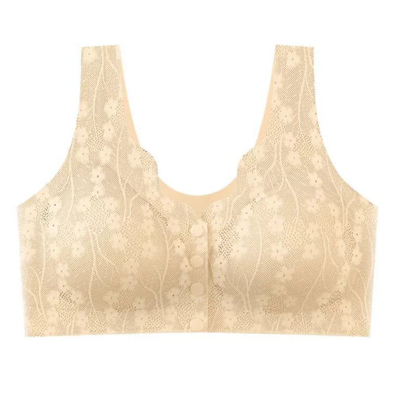 Wireless Brassiere Women Underwear Push Up Elderly Middle-Aged Bra Breathable Bras