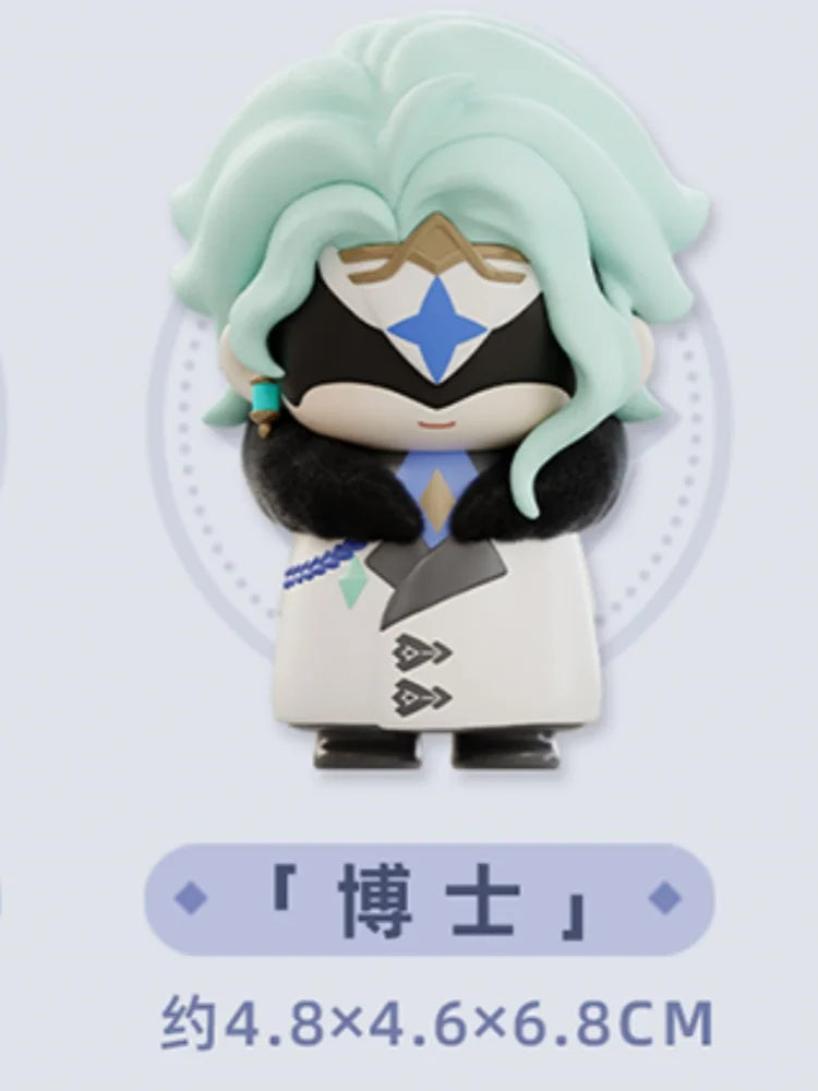 Genuine Suplay Genshin Fatui Harbinger Blind Box Mihoyo Game Anime Figure Collectibles Merchandise Mystery Box Gifts Ornaments