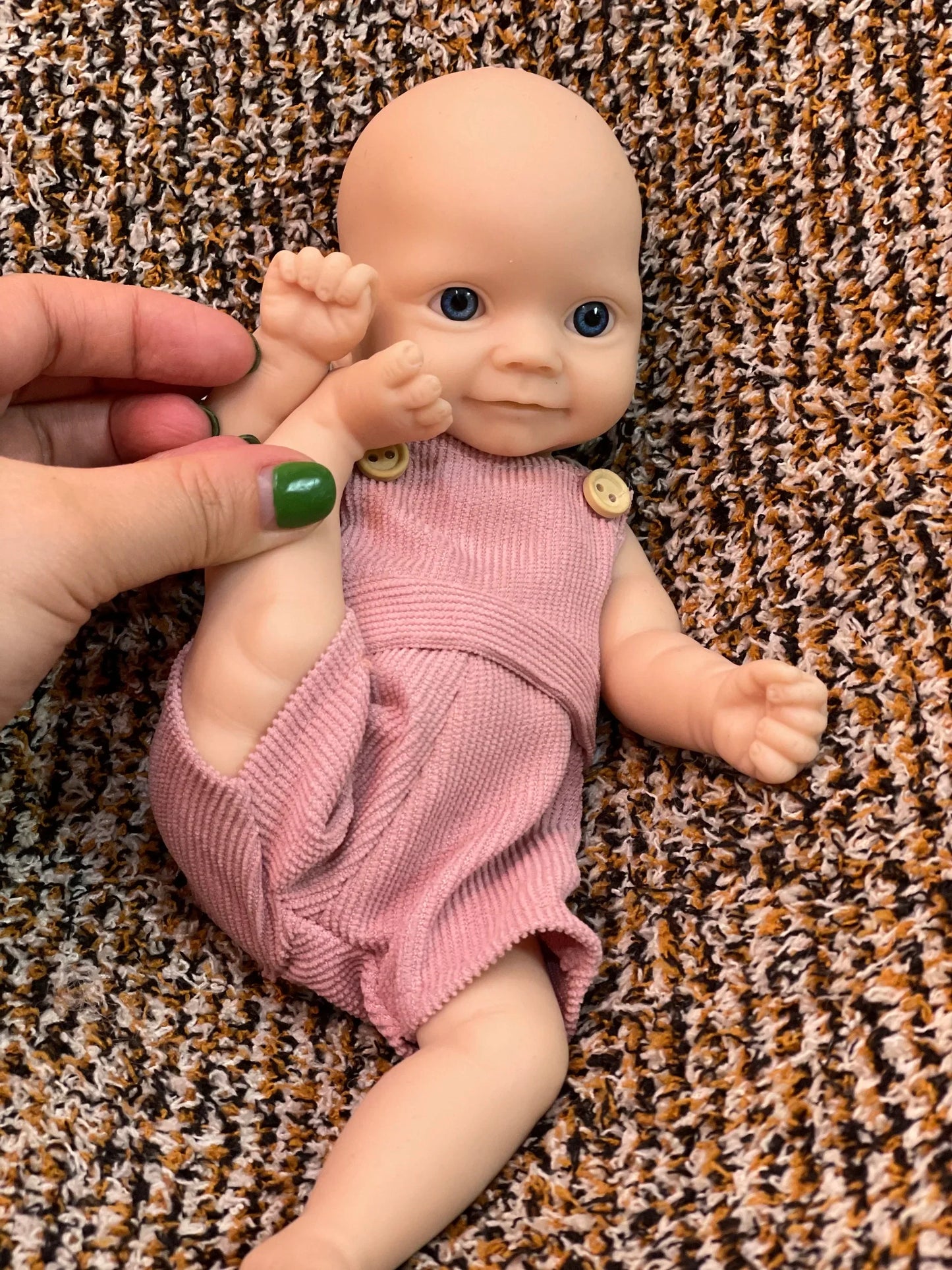 25CM Unpainted Silicone Girls Whole Body Soft Solid Silicone 8 Styles Newborn Baby Dolls Toys For Gifts Reborn Corpo De Silicone