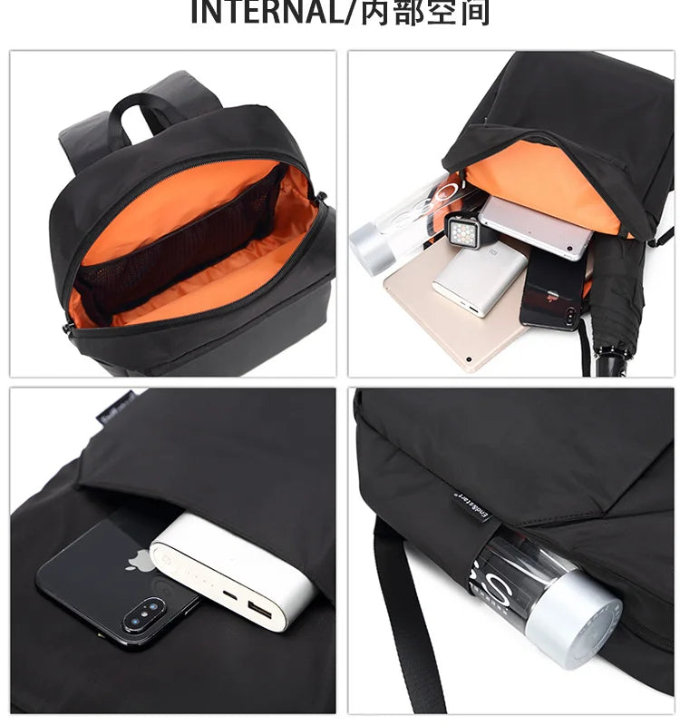 Mini Canvas Men's Backpack Fashion Black Rucksack School Bag for Man Small Japanese Male Bagpack Travel Waterproof Backpacks