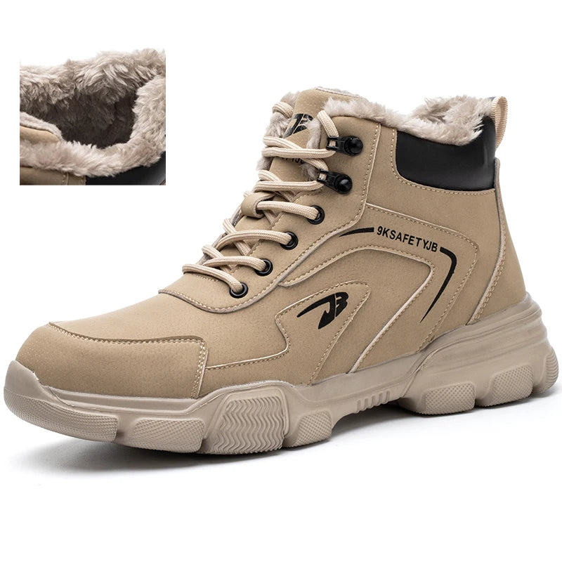 Work Safety Shoes Men Safety Boots Anti-smash Anti-stab Work Shoes Sneakers Steel Toe Shoes Male Work Boot Indestructible Shoes