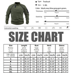 Men's Tactical Outdoor Jacket Hoodie Hunting Clothes Warm Fleece Zippers Pullover Coat