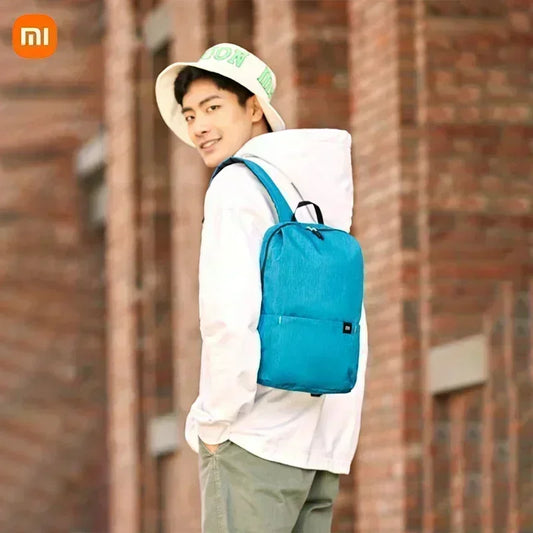 Original XIAOMI Colorful Small Backpack Laptop Bag Men's and Women's Shoulder Bag Outdoor Waterproof Student Portable Sports Bag
