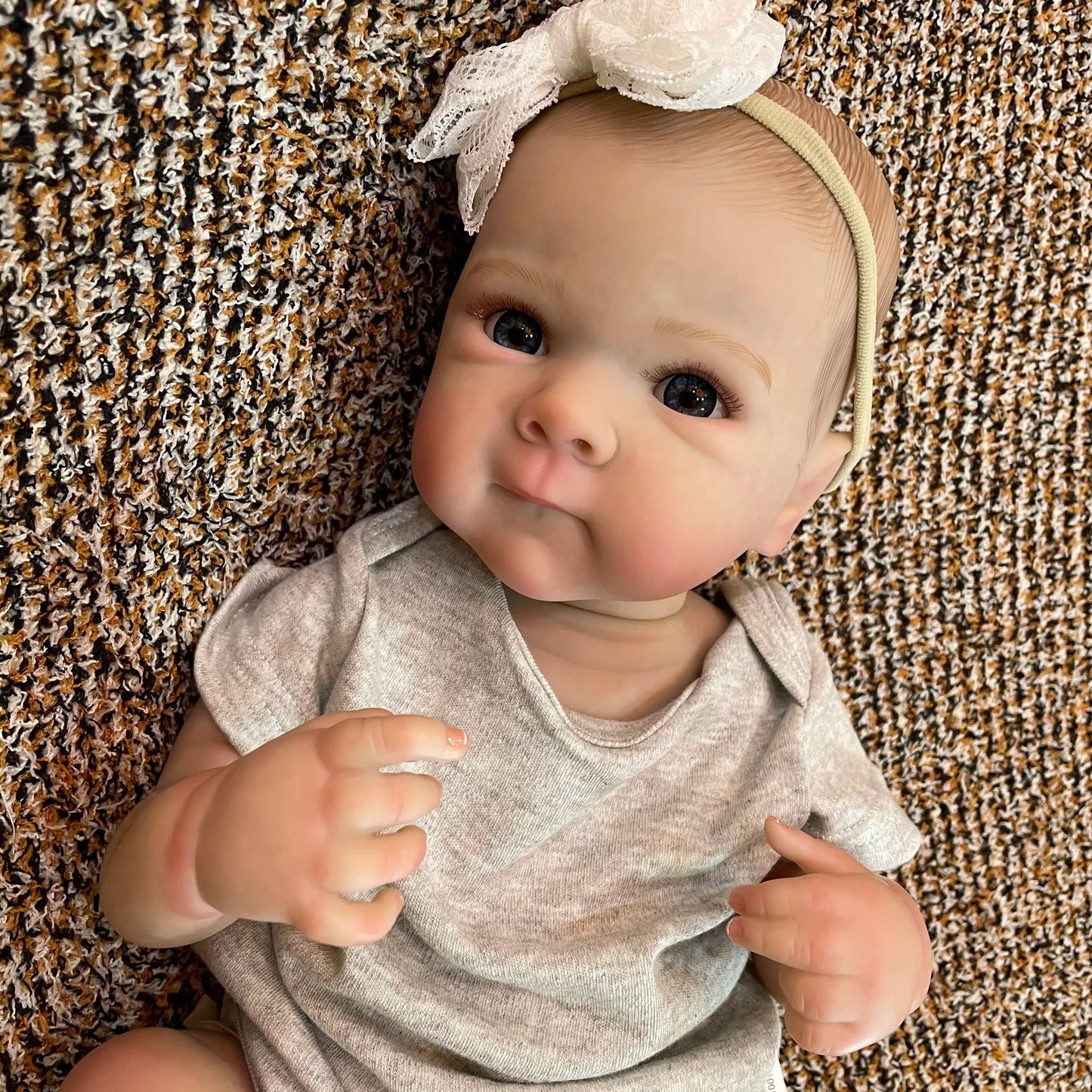 Cuddly Bettie Bebe Reborn Girl Full Body Vinyl Doll 50cm Collectible Lifelike Realistic Art Reborn Dolls muñecas reborn