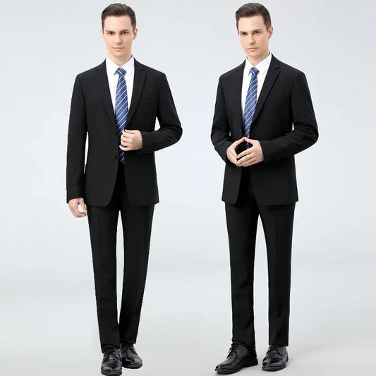 Men's British Style Elegant Fashion Senior Simple Wedding Party Gentlemen