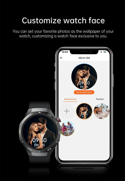 2025 NEW Watch GT5 PRO Smartwatch GPS Motion Trajectory HD Screen Bluetooth Call NFC Men Smart Watch Outdoor Sport Watches Men