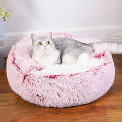 Pet Beds Soft Plush Cats Dogs House Bed for Dog with Slip Resistant Bottom