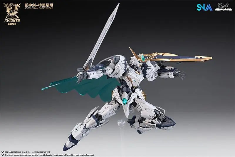 HG 1/144 SNAA SC-002 Titan Greatsword Tristan Assembly Model Kit SC-009 Divine Invoker Percival The Round Table Knights Figure