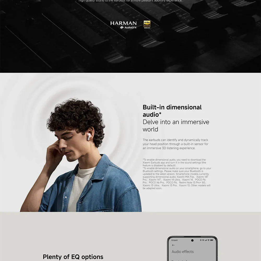 Original Xiaomi Buds 5 Earphone TWS AI Active Noise Cancelling HiFi Wireless Bluetooth Sound Recording Headphone Lossless Audio