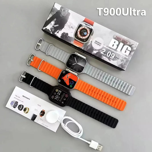 2026 Original T900 Ultra 2 Smart Watch 49mm Men Women Bluetooth Call Music Game Wireless Charging NFC Smartwatch For Android IOS