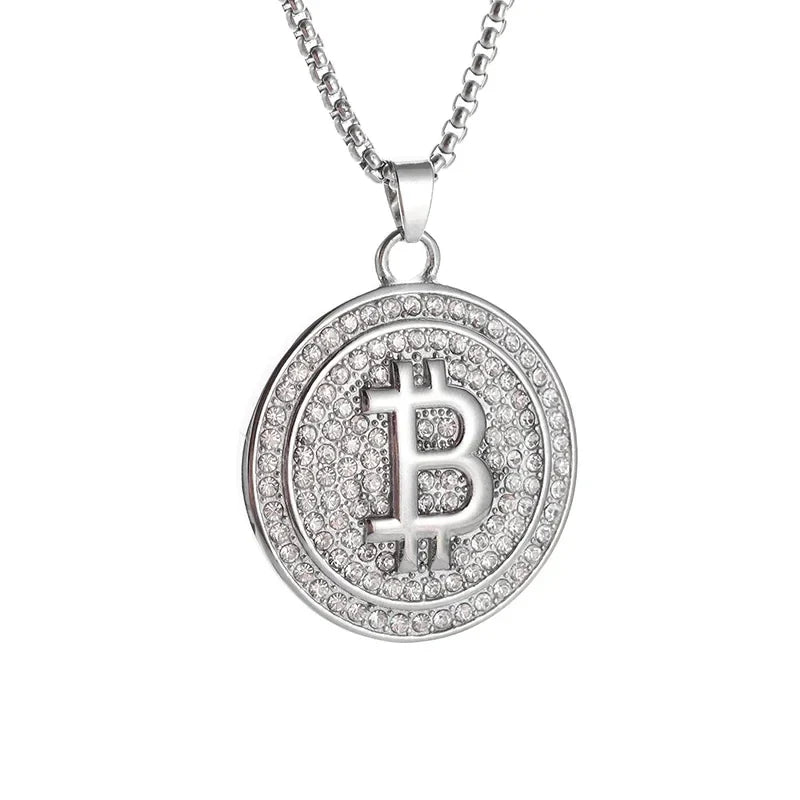 Stainless Steel 100 Dollar Bill Pendant Necklace for Men Women Fashion Lucky Wealth Jewelry Exquisite Gift