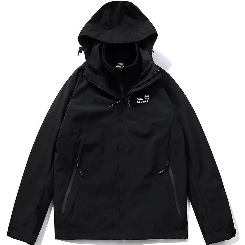 Autumn And Winter Outdoor Coat Men's Two-in-one Detachable Two-piece