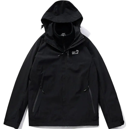 Autumn And Winter Outdoor Coat Men's Two-in-one Detachable Two-piece