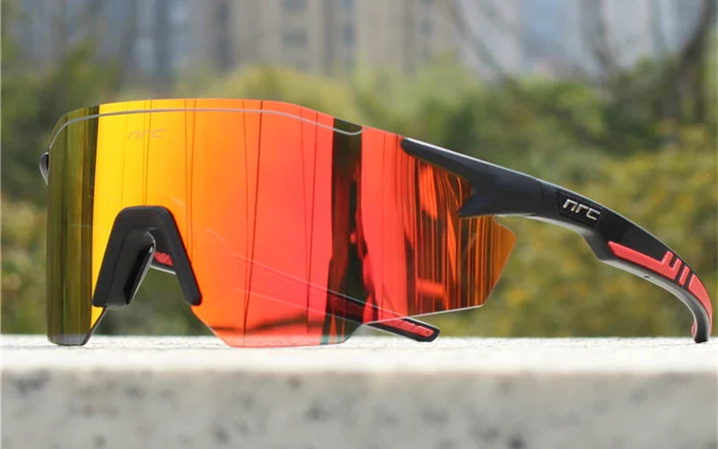 NRC Men Cycling Sunglasses UV400 TR90 Sports Bicycle Glasses MTB Mountain Bike Fishing Hiking Riding Eyewear for Women sport