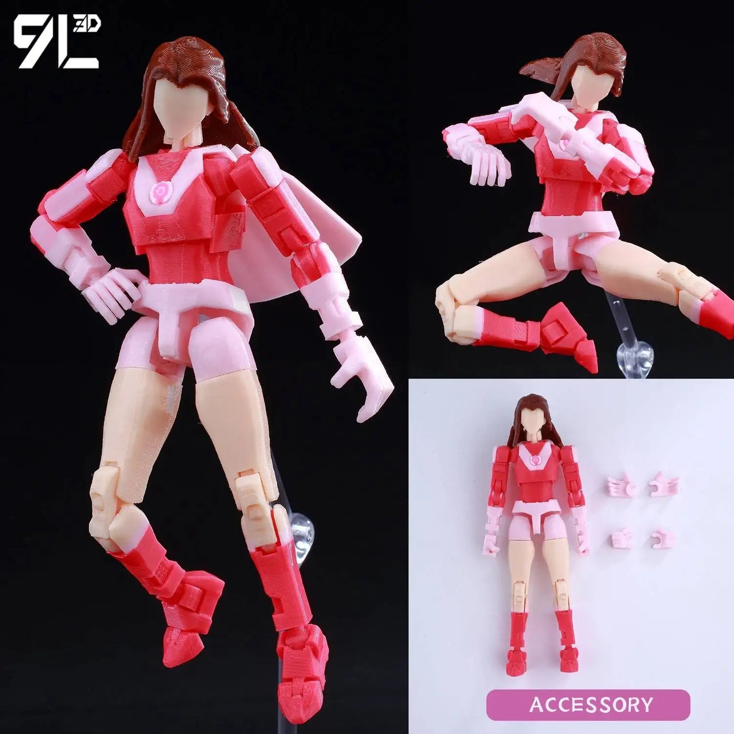 9L3D Printed Invincible Boy Lucky13 Dummy13 Conquer LEX Allen Superheroes Anime Toys Action Figures Mannequin Model Ornaments