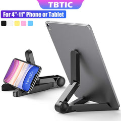 Portable Foldable Stand Compatible 4′′-11′′ Tablet Phone Desktop Plastic